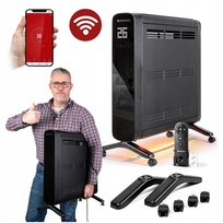 GRZEJNIK ELEKTRYCZNY KONWEKTOR z termostatem 2000W szkalny wyświetlacz WiFI