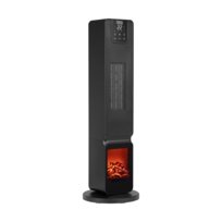 Grzejnik PTC Teesa imitacja kominka 800/2000W wentylator kolumnowy LED Teesa