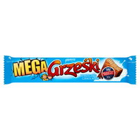 Grześki Mega W Mlecznej Czekoladzie Wafel Przekładany Kremem Kakaowym W Czekoladzie Mlecznej 48 G