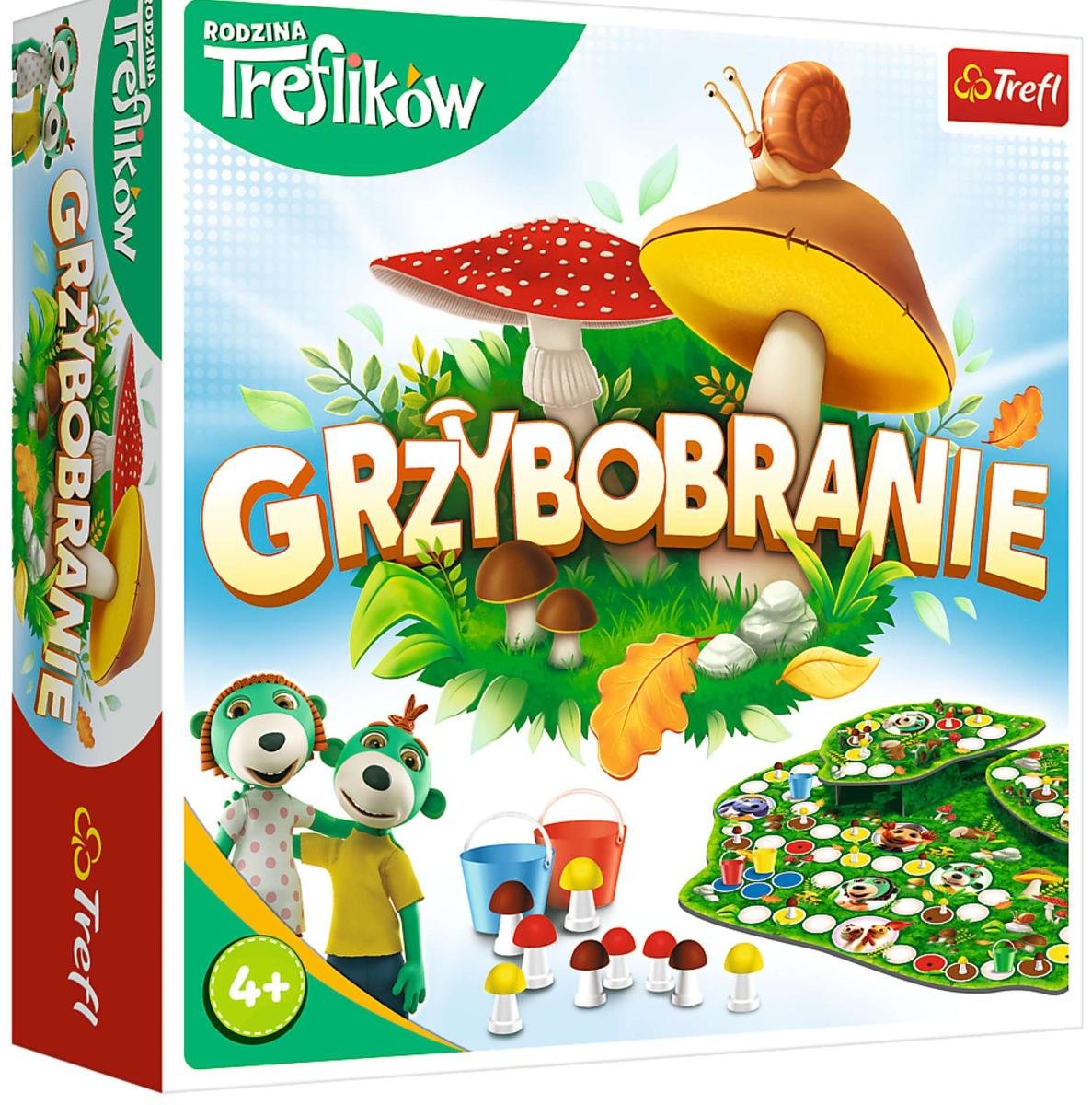 Grzybobranie Rodzina Treflików, gra planszowa, Trefl-Zdjęcie-0