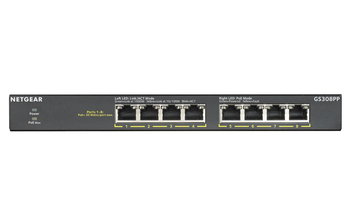 Gs308Pp-100Eus 8Pt Ge Unmanaged Swch W/Poe/Poe+ - Netgear