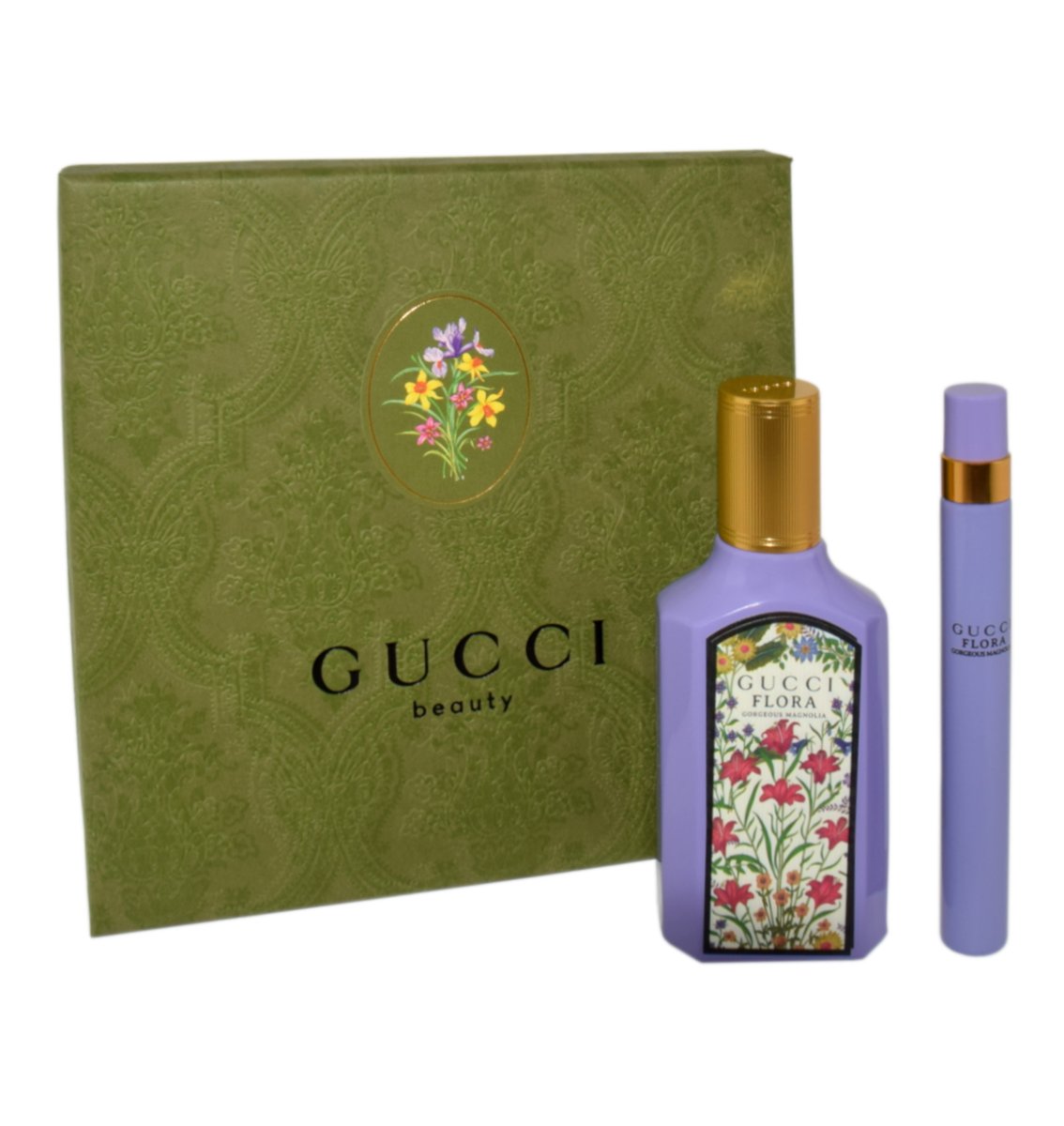 GUCCI FLORA Gorgeous Magnolia セット Gucci Flora Gorgeous Magnolia zestaw upominkowy dla kobiet