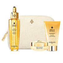 Guerlain, Abeille Royale Age-Defying Programme Youth Watery Oil Serum zestaw serum do twarzy 50ml + krem na dzień 15ml + pianka oczyszczająca 40ml + kosmetyczka