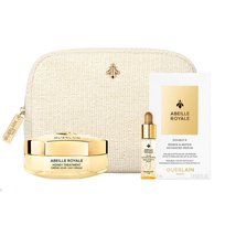Guerlain, Abeille Royale Age-Defying Ritual Honey Treatment Day Cream zestaw krem na dzień 50ml + serum odżywcze 5ml + serum o podwójnej skuteczności 7x0.6ml + kosmetyczka