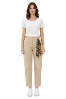 GUESS BEŻOWE ELEGANCKIE SPODNIE CHINOS BAWEŁNA XS I3A GUESS