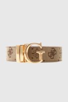 GUESS Beżowy pasek damski Calista H30 XS GUESS