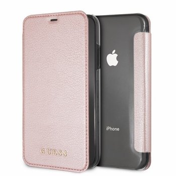 GUESS BOOK CASE IRIDESCENT GUFLBKI61IGLTRG IPHONE XR RÓŻOWY - GUESS