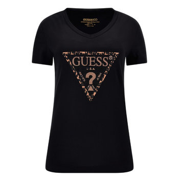 Guess Czarna Damska Koszulka T-Shirt M - GUESS