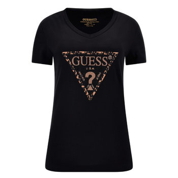 Guess Czarna Damska Koszulka T-Shirt S - GUESS