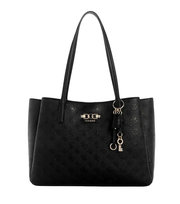GUESS Czarna damska shopperka Anise w monogram Inna marka