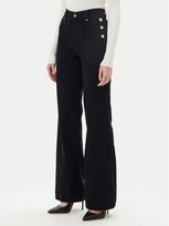 GUESS CZARNE JEANSY Z ZŁOTYMI GUZIKAMI I WYSOKIM STANEM 28 1GŁA GUESS