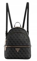 GUESS DAMSKI PLECAK CZARNY KLASYCZNY PROSTY ZE WZOREM 33 x 28 x 12 2GGA GUESS