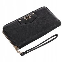 GUESS duży portfel damski Eco Brenton SLG black GUESS