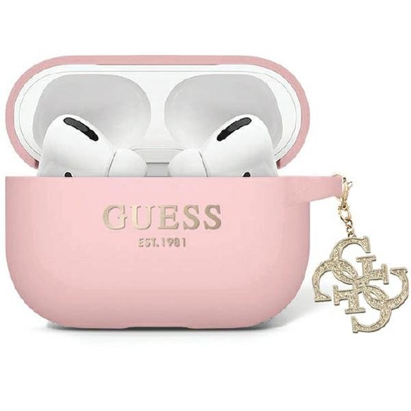 AirPods Pro (1st Generation) - GUESS - Silicone Case with 4G Charm - P