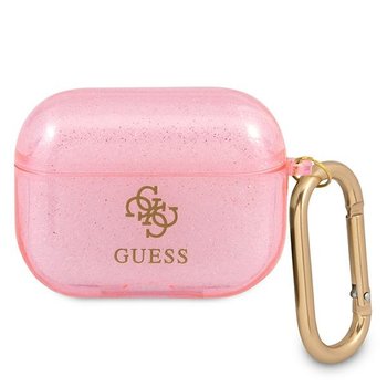 Guess GUAPUCG4GP AirPods Pro cover różowy/pink Glitter Collection - GUESS