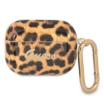 Guess GUAPUSLEO AirPods Pro cover złoty/gold Leopard Collection - GUESS
