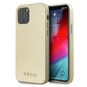 Guess GUHCP12LIGLGO iPhone 12 Pro Max 6,7" złoty/gold hardcase Iridescent - GUESS