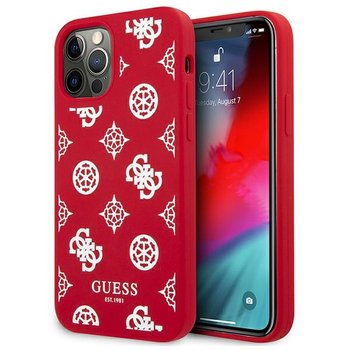 Guess GUHCP12MLSPEWRE iPhone 12/12 Pro 6,1" czerwony/red hard case Peony Collection - GUESS