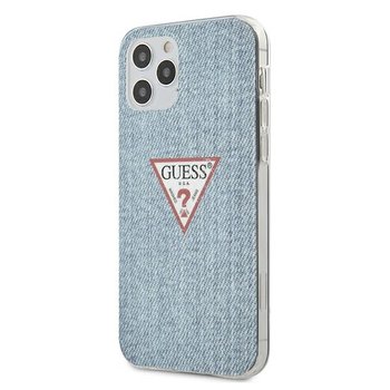 Guess GUHCP12MPCUJULLB iPhone 12/12 Pro 6,1" niebieski/light blue hardcase Jeans Collection - GUESS