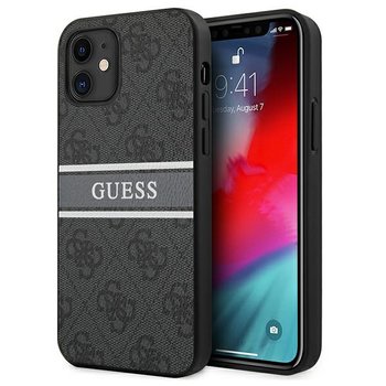 Guess GUHCP12S4GDGR iPhone 12 mini 5,4" szary/grey hardcase 4G Stripe - GUESS