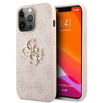 Guess GUHCP13L4GMGPI iPhone 13 Pro / 13 6,1" różowy/pink hardcase 4G Big Metal Logo - GUESS