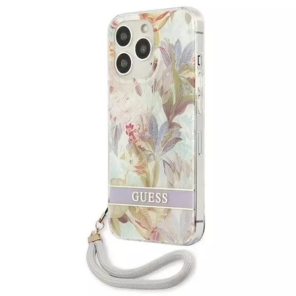 Guess Custodia Per Telefono Guhcp13Lp4Tpp IPhone 13 Pro13 6.1 4g Triangle Cardslot
