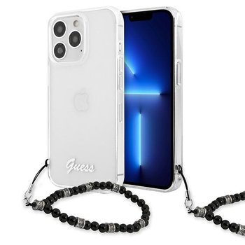 Guess GUHCP13LKPSBK iPhone 13 Pro / 13 6,1" Transparent hardcase Black Pearl - GUESS