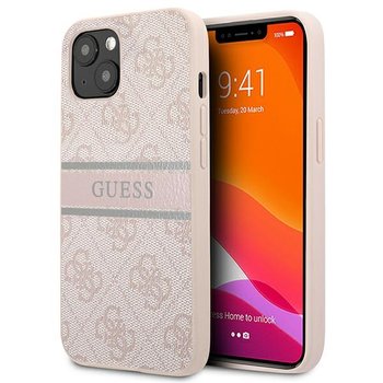 Guess GUHCP13M4GDPI iPhone 13 6,1" różowy/pink hardcase 4G Stripe - GUESS