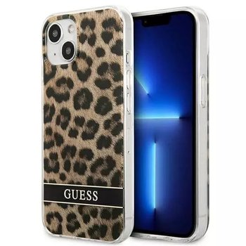 Guess GUHCP13SHSLEOW iPhone 13 mini 5,4" brązowy/brown hardcase Leopard - 4kom