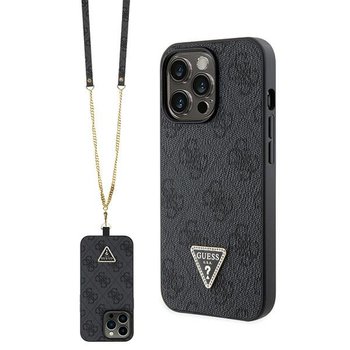 Guess Guhcp13Xp4Tdscpk Etui Obudowa Do Iphone 13 Pro Max 6.7" Czarny/Black Hardcase Crossbody 4G Metal Logo - GUESS