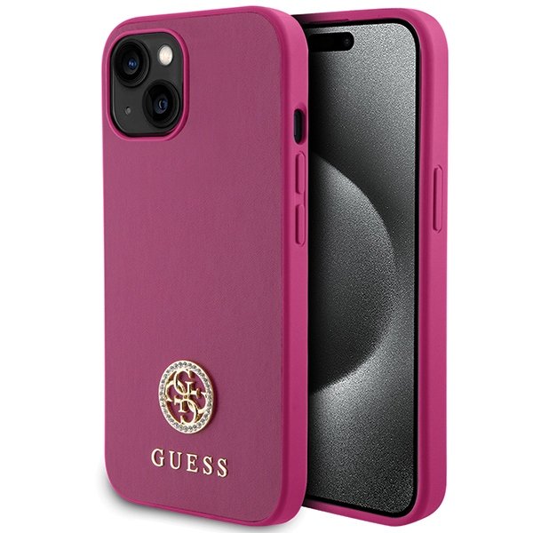 Guess GUHCP15X4GMGPI iPhone 15 Pro Max 6.7 pink/pink hardcase 4G