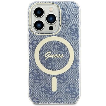 Guess GUHMP15SH4STB etui obudowa pokrowiec do iPhone 15 / 14 / 13 6.1" niebieski/blue hardcase IML 4G MagSafe - GUESS