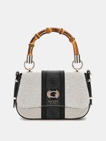 GUESS KLASYCZNA TOREBKA DAMSKA CZARNA Z ZŁOTYMI OKUCIAMI 13 x 5 x 20 1GŁA GUESS
