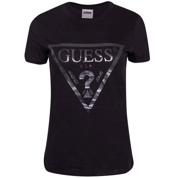 Guess Koszulka Damska T-Shirt Adele Ss Cn Tee Black V2Yi07K8Hm0 Jblk S - GUESS