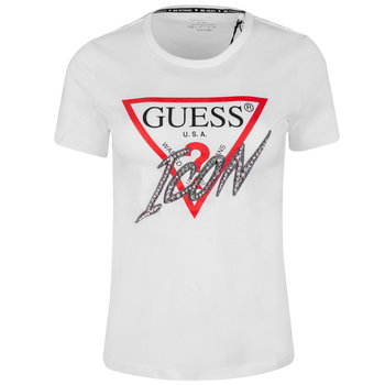 Guess Koszulka Damska T-Shirt Ss Cn Icon Tee White W2Ri07I3Z11 G011 Xs - GUESS