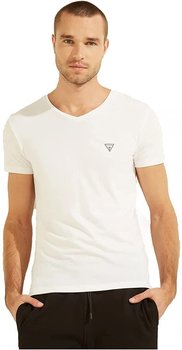 Guess Koszulka Męska T-Shirt Caleb Hero V Neck S White U97M01Jr003 A009 L - GUESS