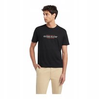 Guess Koszulka Męska T-Shirt Gj Ss Cn Reg American Czarna R.M GUESS