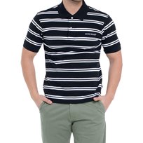 Guess Koszulka Polo Męska W Paski (L / Czarny) GUESS