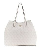 GUESS Kremowa shopperka damska Victtoria w monogram Inna marka