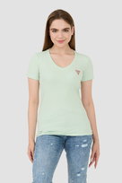 GUESS Miętowy damski t-shirt Mini Triangle Tee M