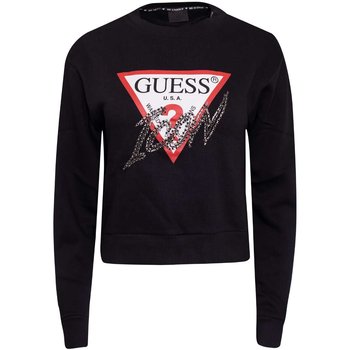 Guess Ocieplana Bluza Damska Cn Icon Sweatshirt Czarna W2Bq18Kb683 Jblk M - GUESS