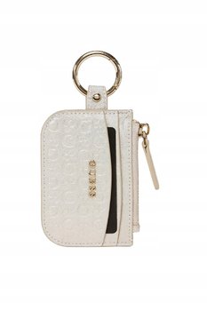 Guess Portfel Damski Mały Beżowy Holograficzny Gma - GUESS