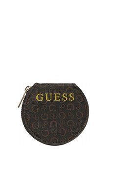 Guess Portfel Damski na Zamek Logo i Wzór Monogram Gna - GUESS