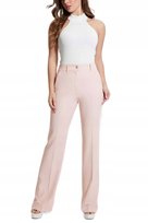 GUESS RÓŻOWE SPODNIE MATERIAŁOWE NA ZAMEK ELEGANCKIE XS 1GGA GUESS