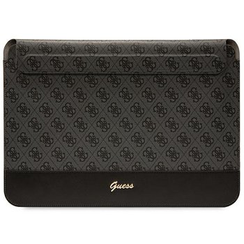 Guess Sleeve Etui Pokrowiec Do Laptopów 14" Czarny/ Black 4G Stripe Metal Logo - GUESS