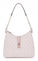 GUESS Torba Damska Duża Elegancka torebka na ramię Logo Wzór Różowa