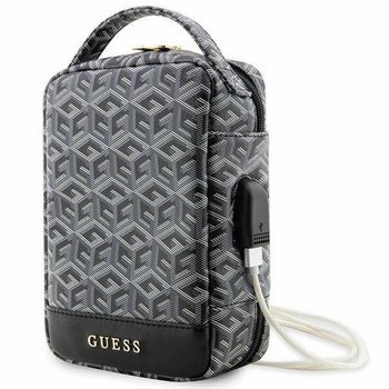 Guess Torba GUHBHGCFSEK Organizer czarny/black GCube Stripe - GUESS