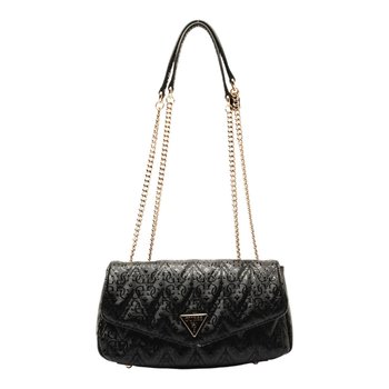 Guess torebka damska adelard convertible xbody flap czarna - GUESS