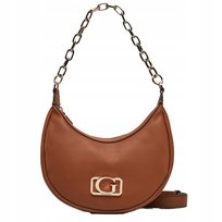 Guess Torebka Damska Brązowa Mała Logo Elegancka Ładna