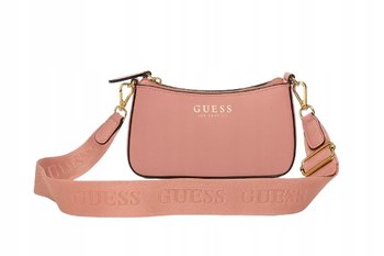 Guess Torebka Damska Klasczyna Różowa z Napisem Gmb - GUESS